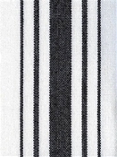 Harbor Stripe Black on White Preshrunk Cotton