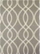 Helix Ogee Greystone Crypton Fabric