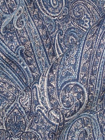 Hemingway Midnight Blue Tapestry Fabric | P. Kaufmann Fabric