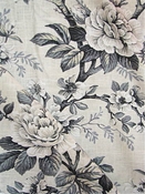 Jayden 96 Dove Floral Fabric