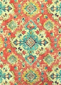 Kapoor 316 Terracotta Rug Fabric