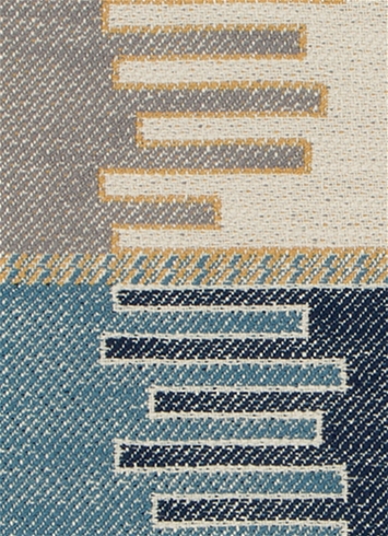 Kabir Stripe Denim Upholstery Fabric | Robert Allen Fabric