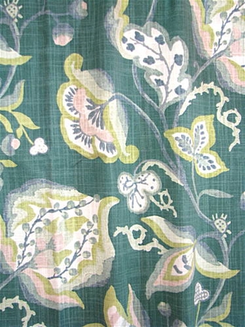 Windsong Harbor Floral Drapery Fabric