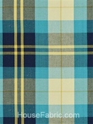 Emerson Midnight Blue Plaid Fabric