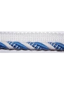 Sunbrella 3/8 Inch Cord Edge Sapphire Stripe