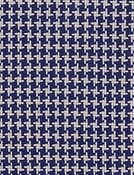 Little Houndstooth Indigo Check