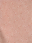 M11163 Coral Greek Key Barrow Fabric