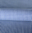 Madrid Check Dark Blue Magnolia Home Fashions Fabric