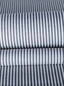 Oxford Stripe Charcoal Magnolia Home Fashions Fabric