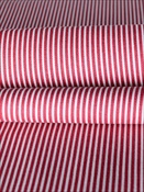 Oxford Stripe Scarlet Magnolia Home Fashions Fabric