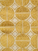 Medallions Coin Embroidered P Kaufmann Fabric