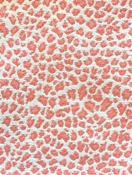 Mozam Coral Leopard Fabric