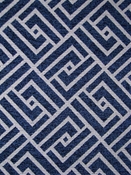 Mozambique 55 Navy Chenille Geometric