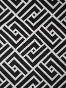 Mozambique 905 Ebony Chenille Geometric