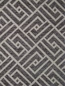 Mozambique 945 Gunmetal Grey Chenille Geometric