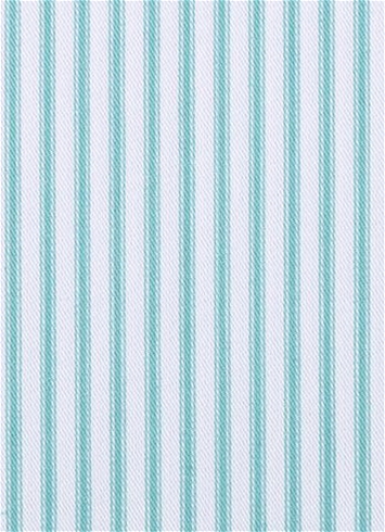 One yard Aqua White Ticking Linen Fabric / Stripe Linen Upholstery / Drapery  Fabric / Woven Aqua Fabric / Upholstery Ticking / Blue Linen