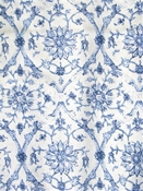 Noor Trellis Indigo Floral Medallion