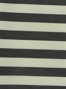 Patio Stripe Black SunReal Performance Fabric 
