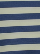 Patio Stripe Mediterranean Blue SunReal Performance Fabric 