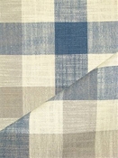 Emerson Midnight Blue Plaid Fabric