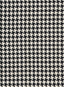 HOUNDSTOOTH BLACK/ANTIQUE WHITE D2286