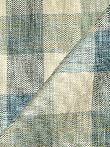 Plateau Ocean Plaid Fabric Richloom, Blue Plaid Curtain Material