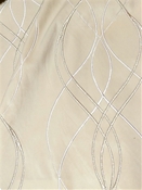 Rialto 10 Champagne Embroidered Fabric