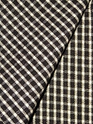 Roe Licorice Check Fabric