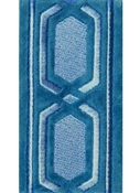 Roman Key Aqua Velvet Trim Tape