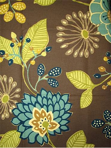 Rowland Teal - Richloom Floral Prints - Richloom Fabric
