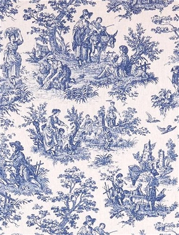 Waverly Country House Red Toile Home Decorating Fabric