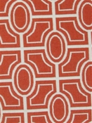 Sunset Beach Coral Barrow Fabric 