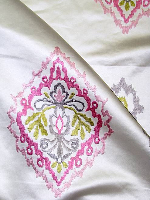 Wishful Embroidery Peony | Fabric Store - Discount Fabric by the Yard