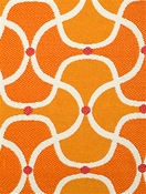 Scallop Mango Bella Dura Fabric