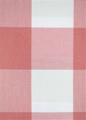 Seaside Coral Plaid Fabric