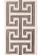 Seville Silver Embroidered Tape