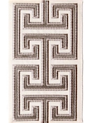 Seville Silver Embroidered Tape