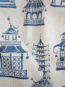 Shinto Midnight Chinoiserie Tapestry