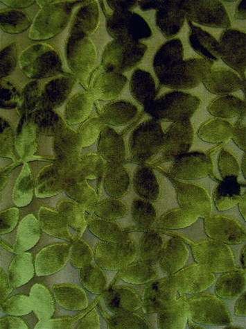 Designer Velvet Upholstery Fabric - Soft Leaf Green