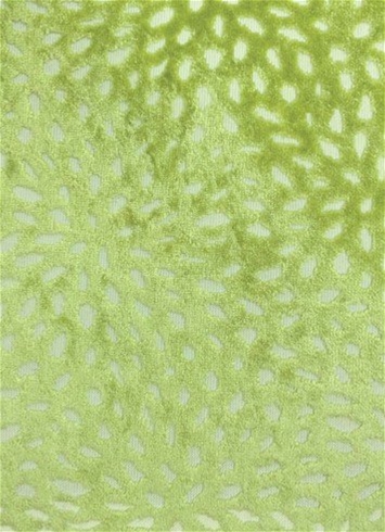 Sun Pistachio Cut Velvet Velvet Fabric