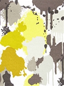 Swavelle Mill Creek Splatter Citrine Outdoor Fabric