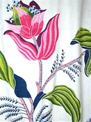 Sylvie 722 Fuchsia Botanical Fabric