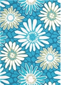 Tactile Flora Turquoise