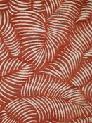 Tropic Ferns BK Cinnabar Chenille Leaf