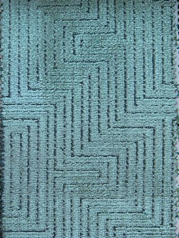 Kendall Wilkinson Velvet Maze Juniper Decorator Fabric Rooms
