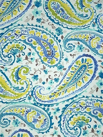 Watercolors Peacock Paisley | P. Kaufmann Fabric
