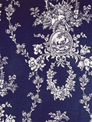 Waverly Country House Indigo Toile Fabric