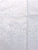 Denim Damask White