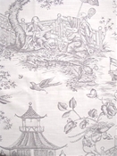 Williamsburg Chinoiserie Toile Pewter