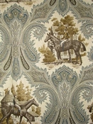 Woodgate Putty Equestrian Fabric